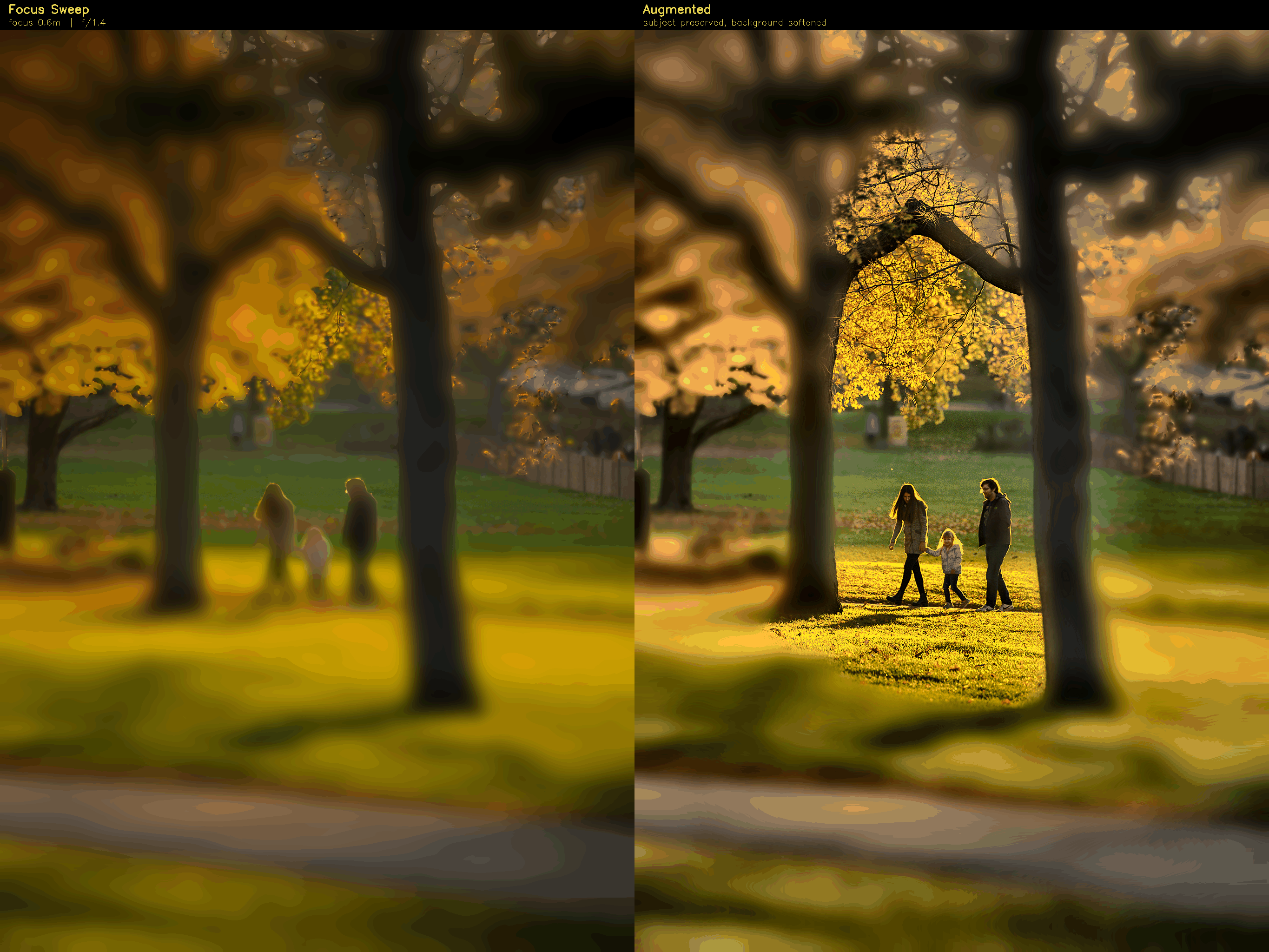 Focus sweep animation